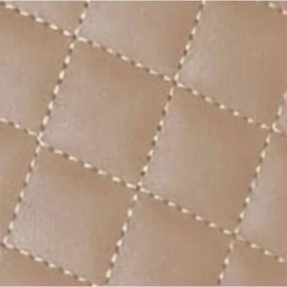 Badgley Mischka Large Quilted Tote with Chain Detail-Taupe NWT - Picture 5 of 5